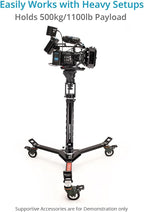 PROAIM Lineo Portable Video Camera Floor Dolly. Heavy-Duty Professional Studio - Image 6