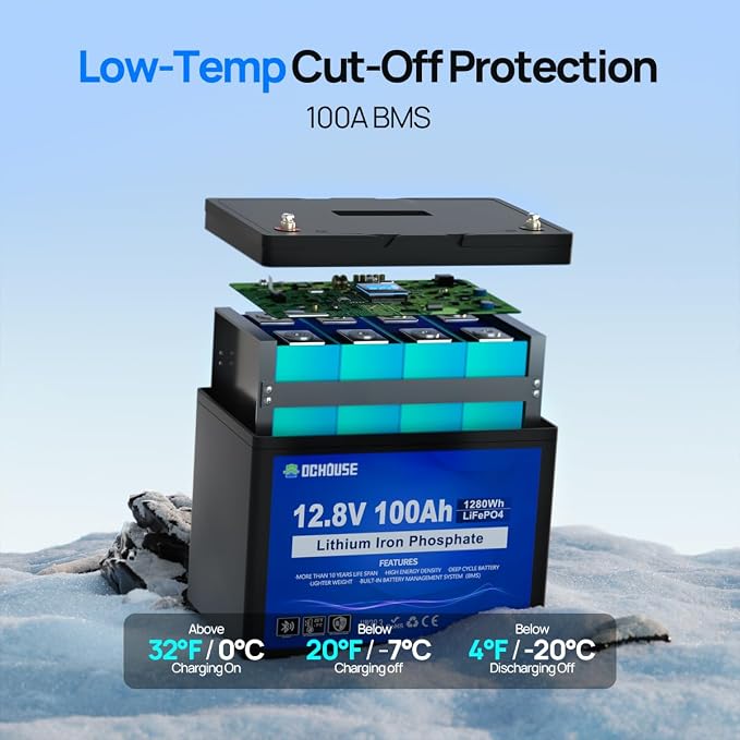 DC HOUSE 12V 100Ah LiFePO4 Trolling Motors Battery - Image 5