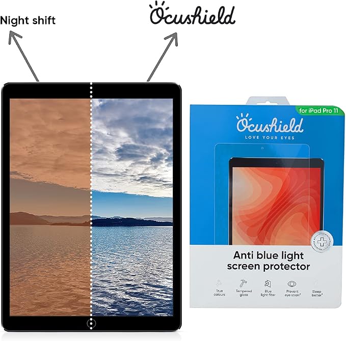 Ocushield Anti Blue Light Tempered Glass Screen Protector - Image 7