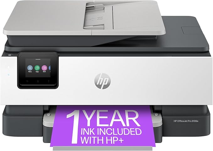 HP OfficeJet Pro 8139e Wireless All-in-One Color Inkjet Printer, Duplex - Image 3