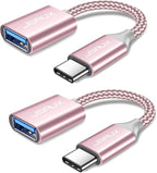 JSAUX USB C to USB 3.0 Adapter, Type C Male to USB Female OTG Cable Compatible by JSAUX