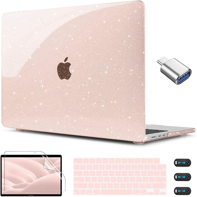 CISSOOK Cherry Pink Glitter Case by CISSOOK