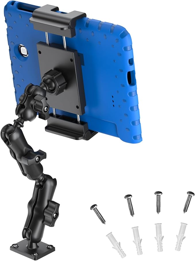 PLDHPRO Tablet Holder for Car Dashboard Heavy Duty Drill Base 360° Adjustable by Pldhpro