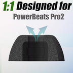 Memory Foam Ear Tips for Powerbeats Pro 2 Replacement Earbud Tips Compatible - Image 3