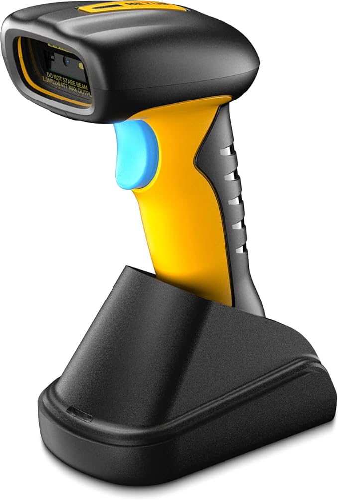 NETUM Upgraded QR Industrial Bluetooth Barcode Scanner by NETUM