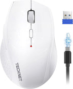 TECKNET Wireless Mouse Rechargeable, Mouse by Tecknet
