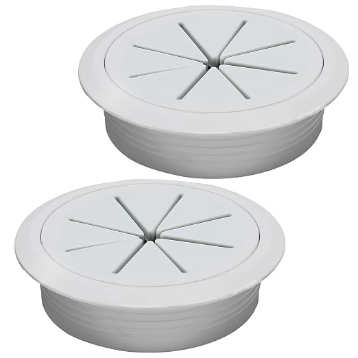 Desk Grommet 3-1/8", Desk Hole Cover by BOPOREAE