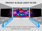 FILMEXT 27 inch privacy screen for monitor compatible - Image 4
