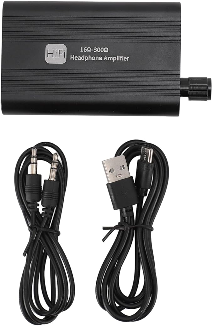 Portable Headphone Amplifier, 1500mAH Battery Earphone Amplifier 3.5mm AUX - Image 6