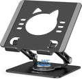 Tablet Stand 360° Rotating Aluminum Holder, Adjustable, Portable and Foldable by Aoviho