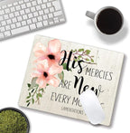 Hokafenle Square Mouse Pad, Inspirational Quote Mouse Pad - Image 4