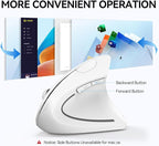TECKNET Ergonomic Mouse, Wireless Bluetooth Vertical Mouse, 4800 DPI Optical - Image 7