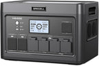 Portable Power Station 2400W, 1843Wh LiFePO4 Solar Generator UPS Home Battery by GRECELLPOWERSTATION