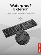 Lenovo 100 Wireless Compact Keyboard Cordless Keyboard - Image 4