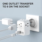 Travel Plug Adapter, International Plug Adapter - Image 4