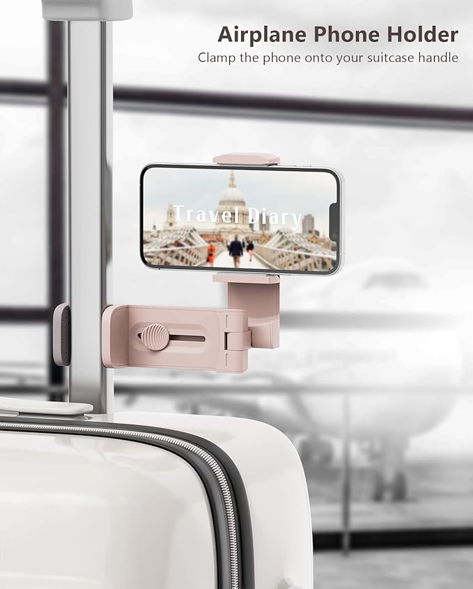 MiiKARE Compact Mobile Phone Holder, Adjustable Clamp Holder, Aeroplane Holder - Image 2