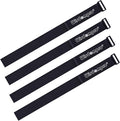 Extra Large 4 Pack 2 x 48 Inches Hook and Loop Strap, Reusable Fastening Cable by Wisdompro
