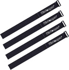 Extra Large 4 Pack 2 x 48 Inches Hook and Loop Strap, Reusable Fastening Cable by Wisdompro