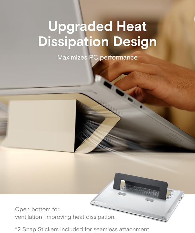 MOFT Laptop Stand for Desk, Adhesive Airflow Laptop Cooling Stand for Heat - Image 6