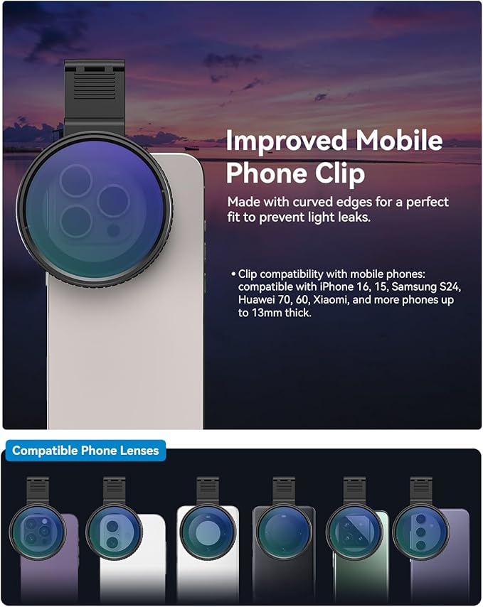 67mm Variable ND2-400 Filter for iPhone/DSLR - Image 6
