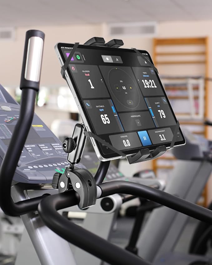 Metal iPad Tablet Mount for Boat Helm, Wheelchair Pole, Golf Cart, Mic Stand - Image 7