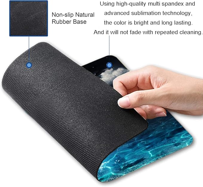 Hokafenle Mouse Pad, Premium-Textured Mousepad Square Waterproof Mouse Mat - Image 2