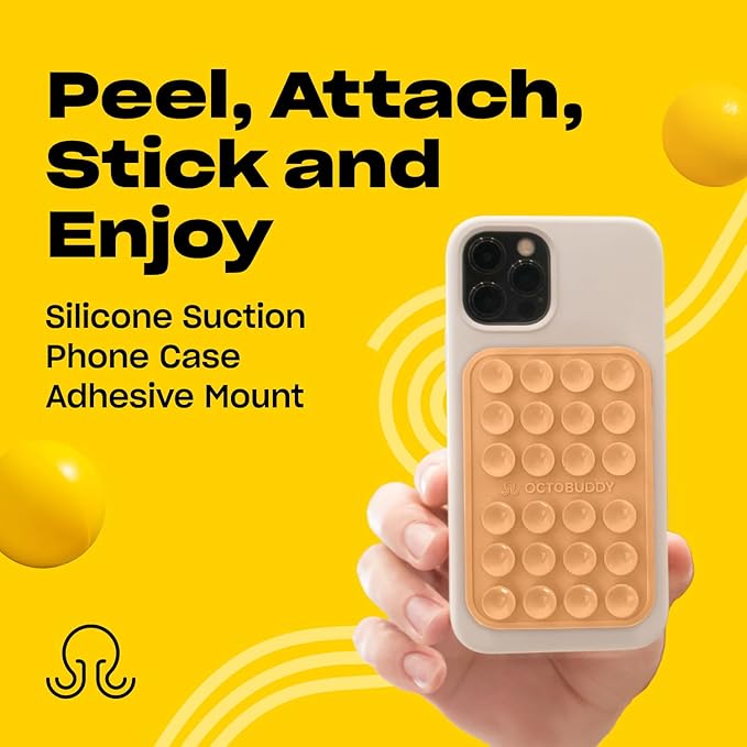 Classic MAX - Silicone Suction Phone Case Adhesive Mount - Hands-Free, Strong - Image 2