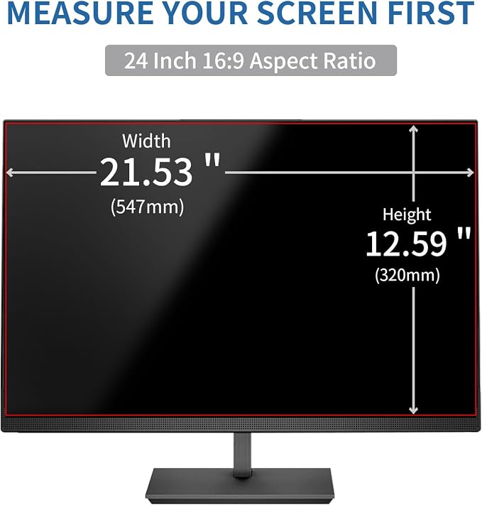 24 Inch Computer Privacy Screen - Image 8