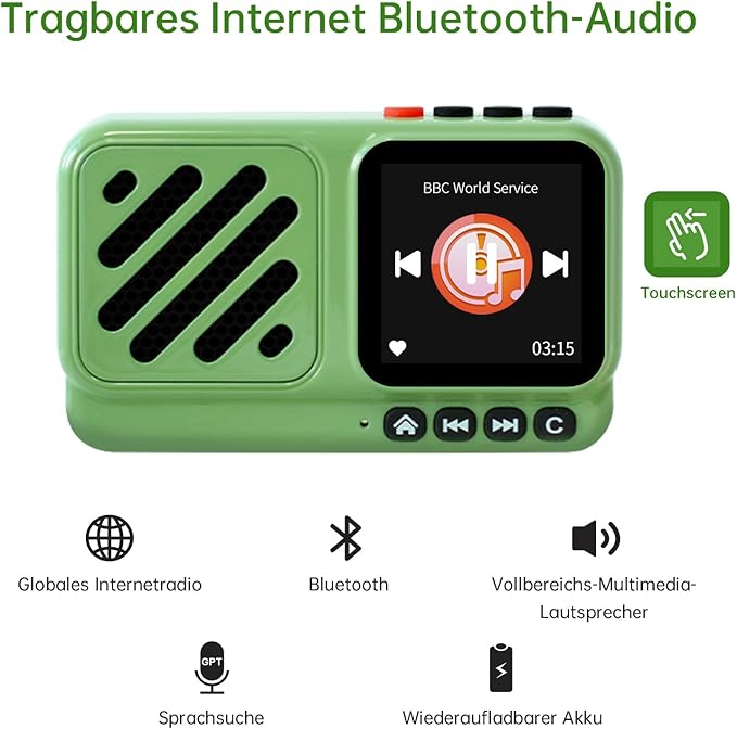 Choyong Voyager Bluetooth Speaker Wireless Internet Radio Global Version - Image 2