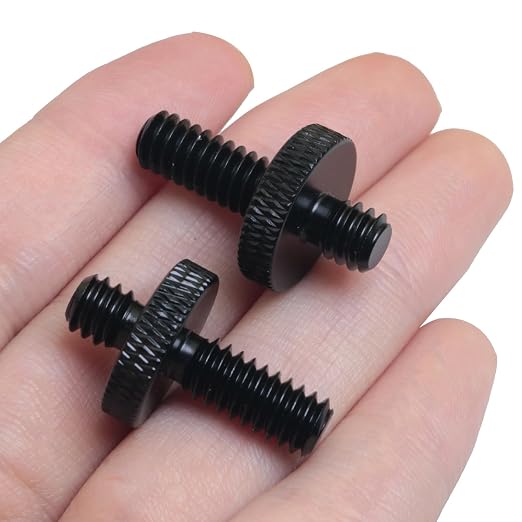 2PCS Adapter Screws for Tripods 1/4 Male to 1/4 Male Extended Aluminium Alloy - Image 4