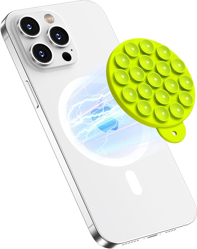 Magnetic Suction Cup Phone Mount by HSAOHD