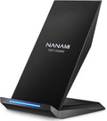 Fast Wireless Charger, NANAMI 15W Qi Certified Wireless Charging Stand by NANAMI