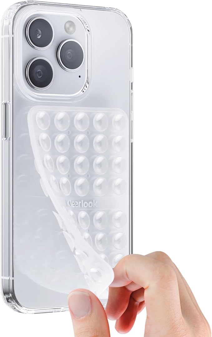 Klearlook Silicone Suction Cup Phone Case Mount Double Sided, Sticky Phone Grip by KlearlookMaximizedClarity
