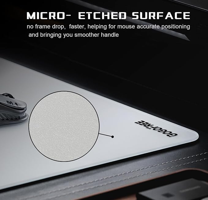 Glass Gaming Mouse Pad, Professional Esport Tempered Glass Mouse Pad - Image 7