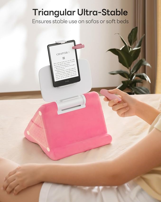 SAIJI Tablet Kindle Stand Pillow - Image 4