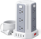 Power Strip Surge Protector, 10 Ft Extension Cord by SMALLRT