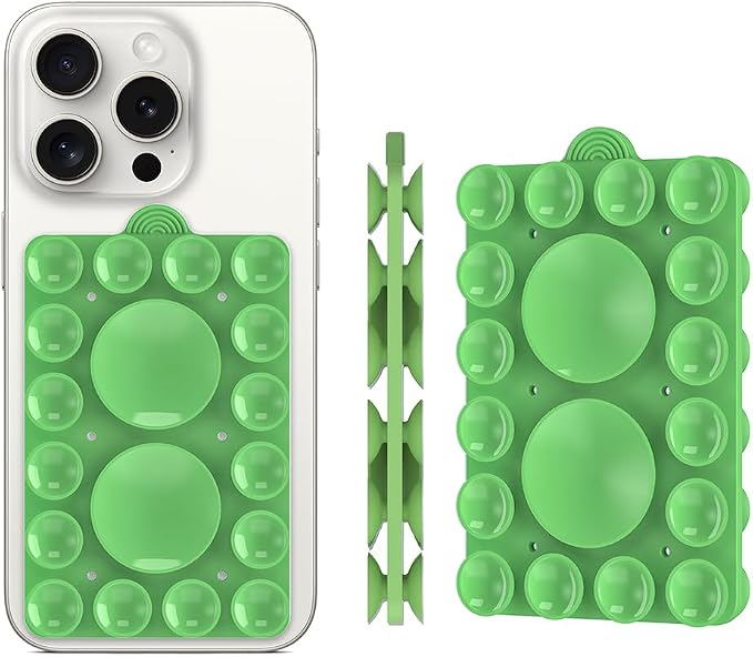 Double Sided Silicone Suction Phone Holder Mount, Compatible - Image 2