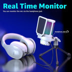 IXTECH USB Gaming Microphone for PC, RGB Condenser Microphone - Image 4