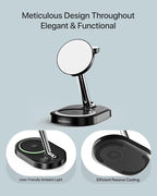 Charging Station for iPhone 16/16 Pro/16 Pro Max, Wireless Charger for MagSafe - Image 4