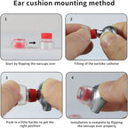 OKCSC 2 Pieces Soft Liquid Silicone Replacement Eartips, Breathable Eartips - Image 7