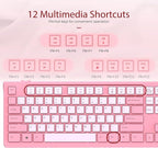 Computer Keyboard Wired, Plug Play USB Keyboard, Low Profile Chiclet Keys - Image 4