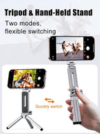 Magnetic Tripod for iPhone, Foldable and Triangular Fixing Airplane Travel - Image 4