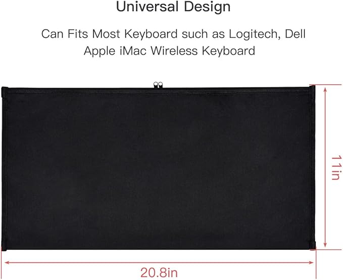 Logitech/Dell/Corsair/Havit/Redragon/Apple Magic Keyboard Dust Cover Pouch Case - Image 2