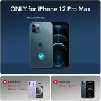 Compatible with iPhone 12 Pro Max Wallet Phone Case-PU Leather Magnetic Flip - Image 2
