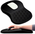 Mouse Pad Wrist Support, Ergonomic Mouse Pad by KUOSGM