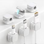 Generic 6 Pack Magnetic Cord Holder, Adhesive Wire Organizer, Under Desk Cable by Unknown