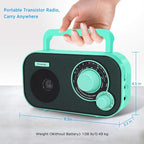 DreamSky AM FM Portable Radio Plug in Wall or Battery Operated - Image 4