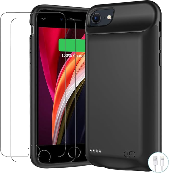 Battery Case for iPhone 8/7/6s/6/SE 3/SE 2, Upgraded 10000mAh Portable Battery by YINGYKJ