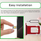 for iPhone XR Red SIM Card Slot Replacement Single SIM Version Card Tray Holder - Image 5