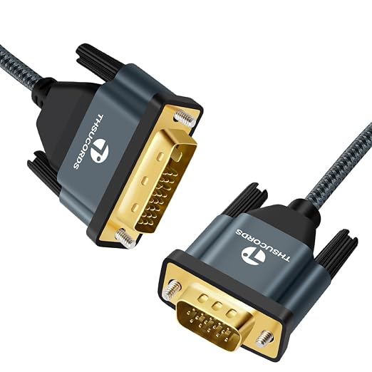 DVI to VGA Cable 6.6FT, Uni-Directional DVI-D to VGA Adapter Male to Male - Image 7
